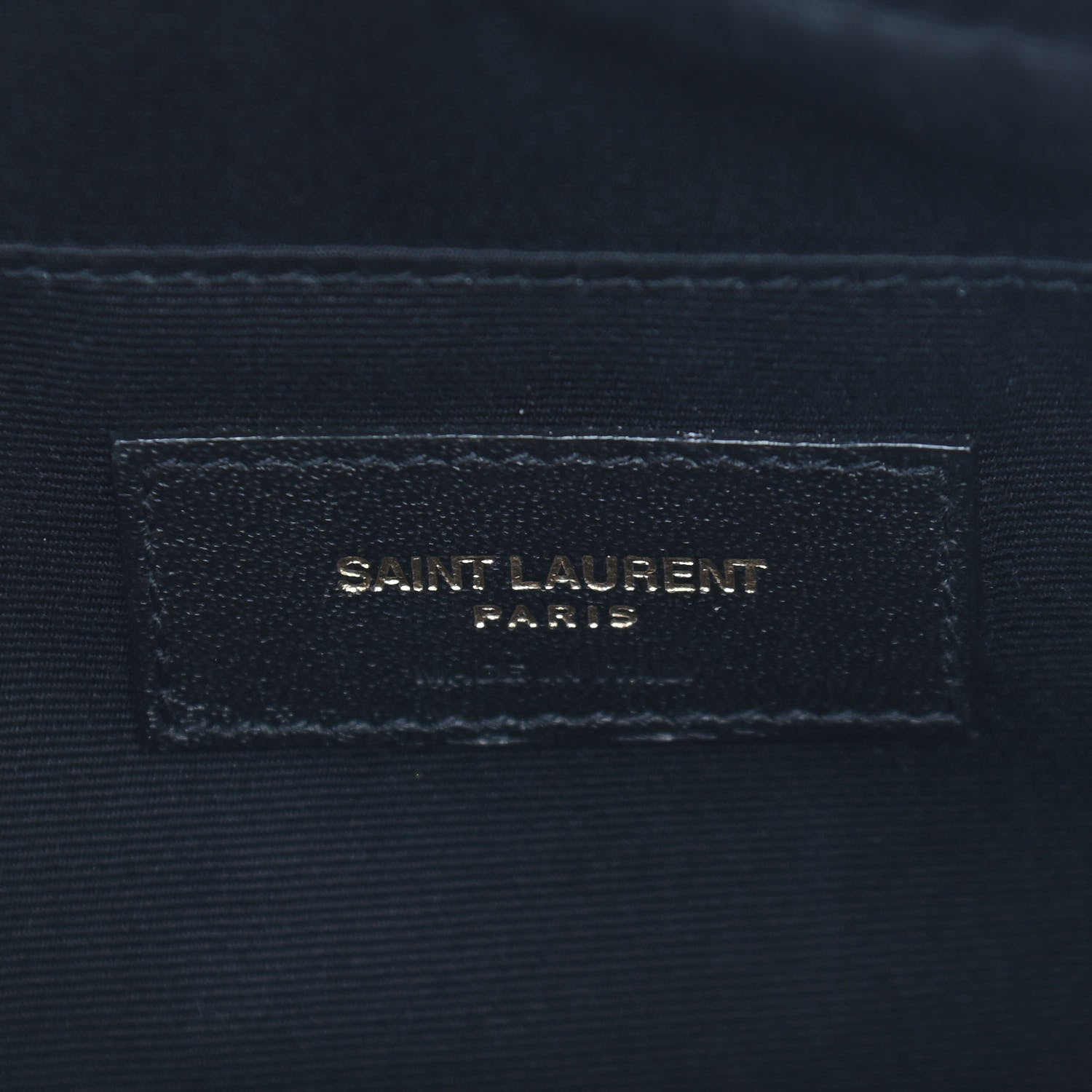 Saint Laurent Calfskin Matelasse Monogram Lou Camera Bag Black 8 of 8