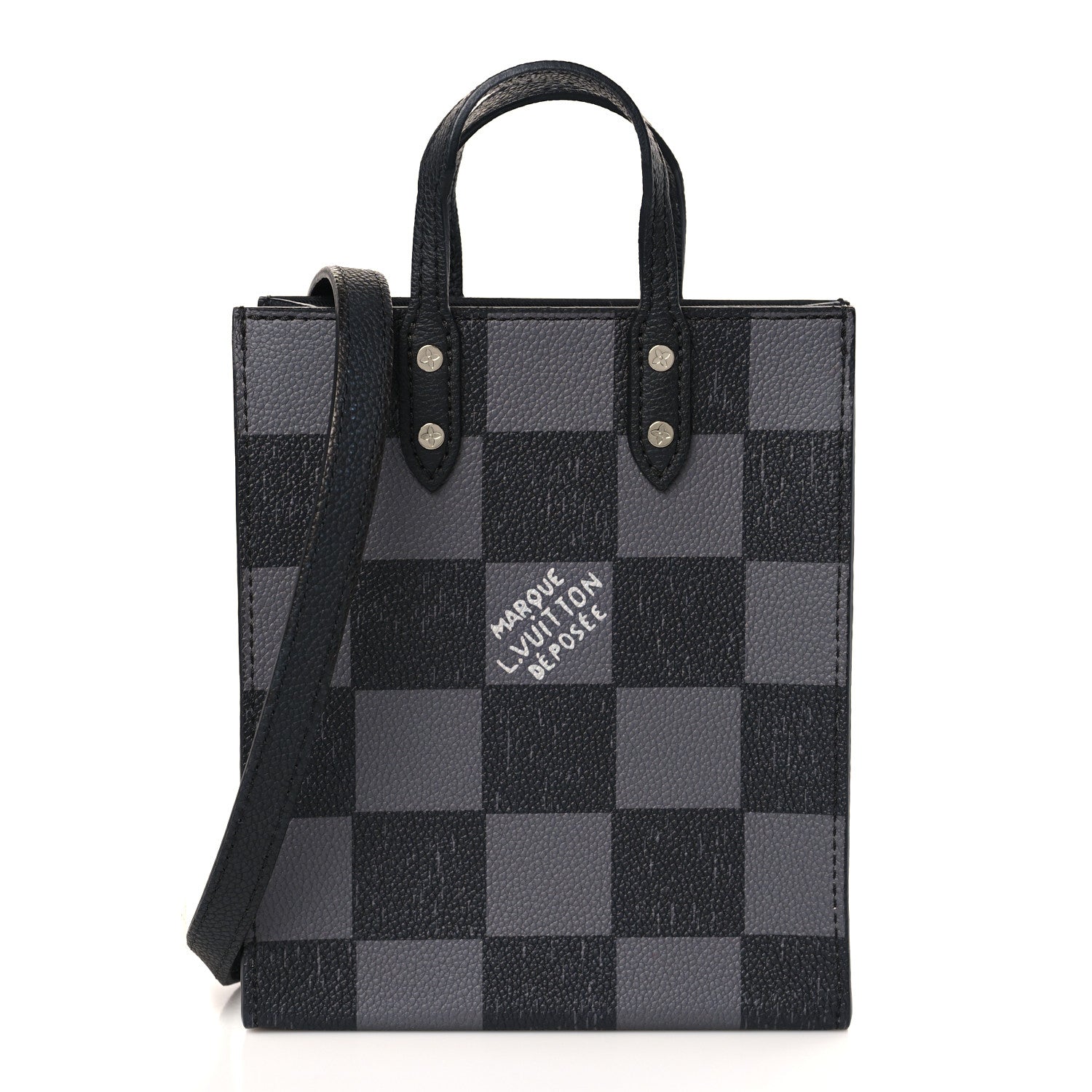 Louis Vuitton Damier Graphite Sac Plat XS Black 1 of 8