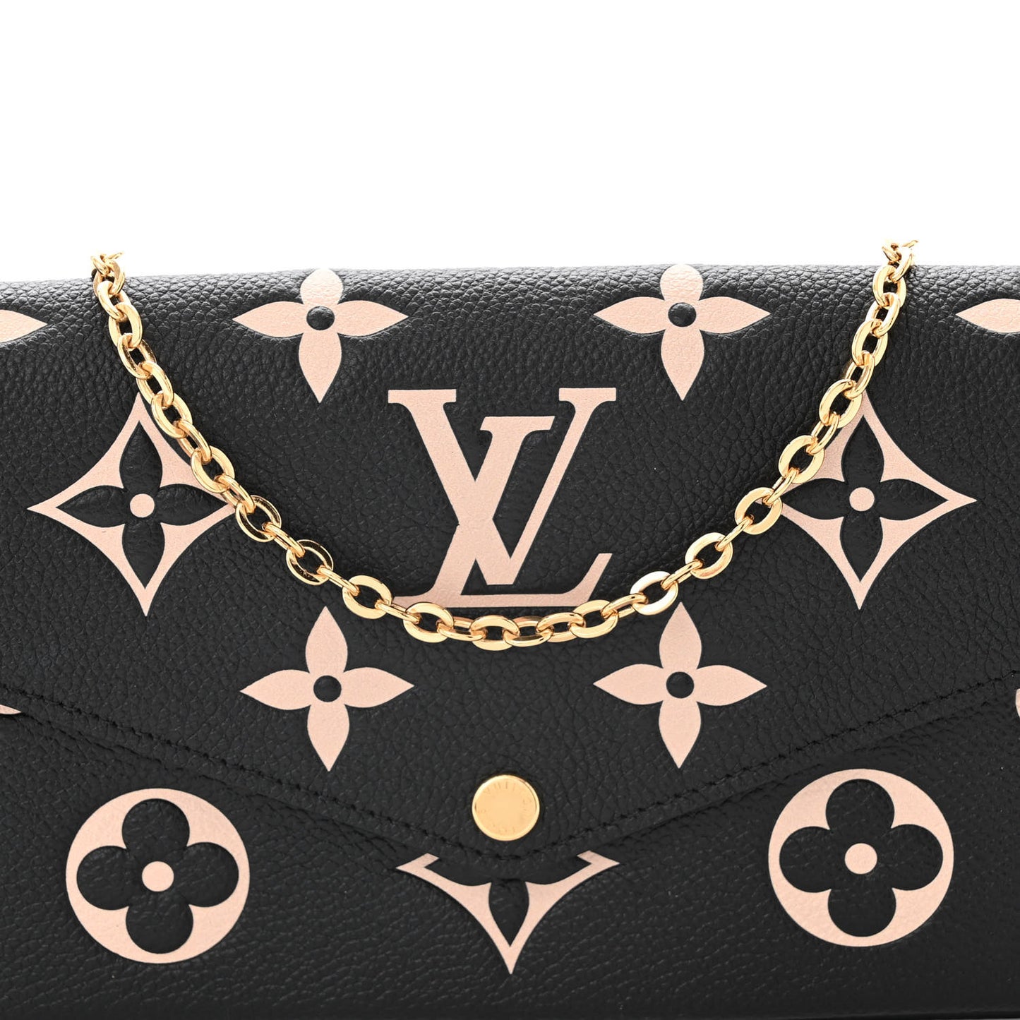 Empreinte Monogram Giant Felicie Pochette Black Beige