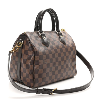 Louis Vuitton Damier Ebene Speedy Bandouliere 25 3 of 12