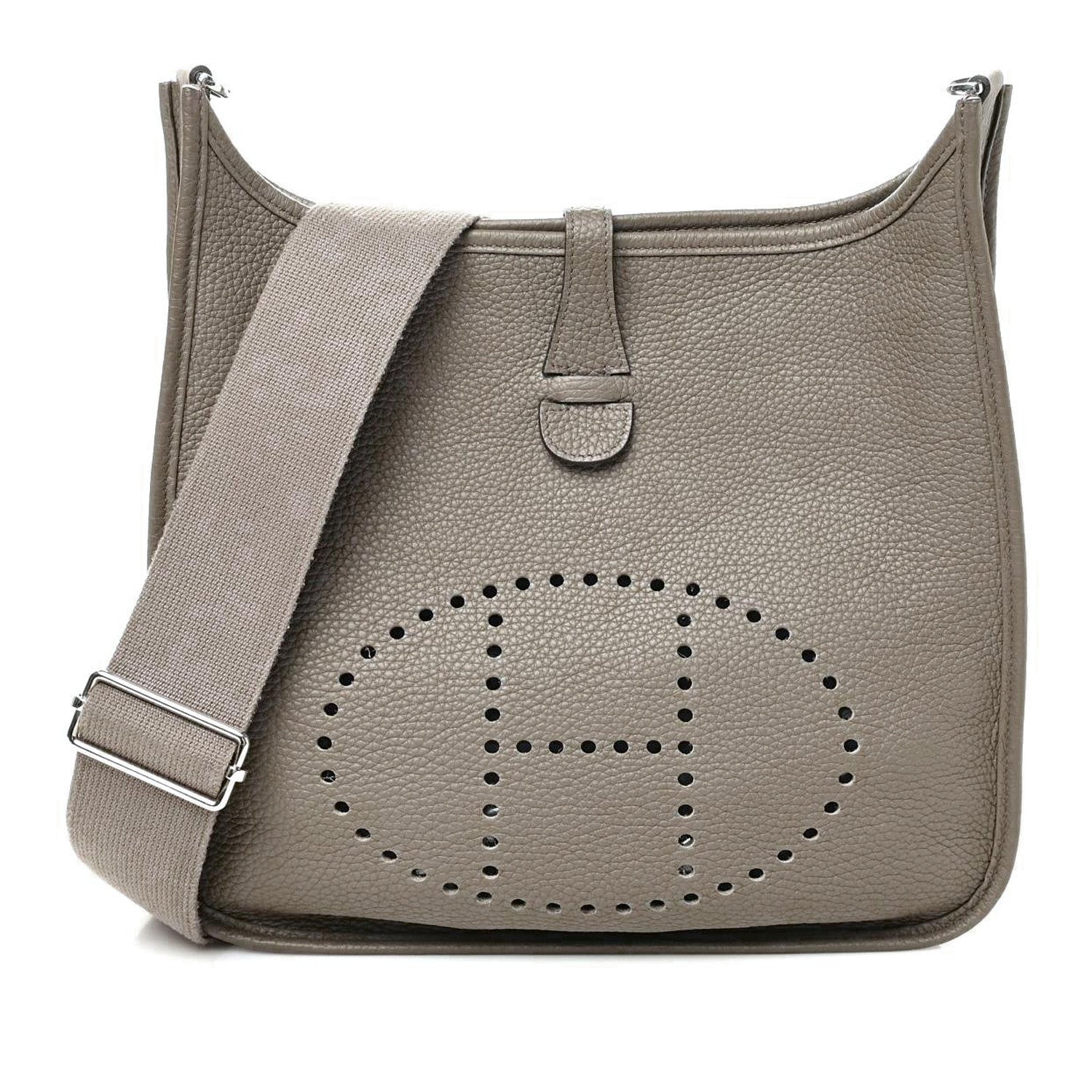 Hermes Taurillon Clemence Evelyne III PM Gris Asphalte 1 of 9