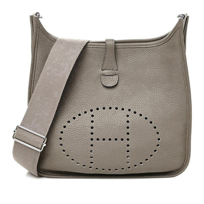 Hermes Taurillon Clemence Evelyne III PM Gris Asphalte 1 of 9