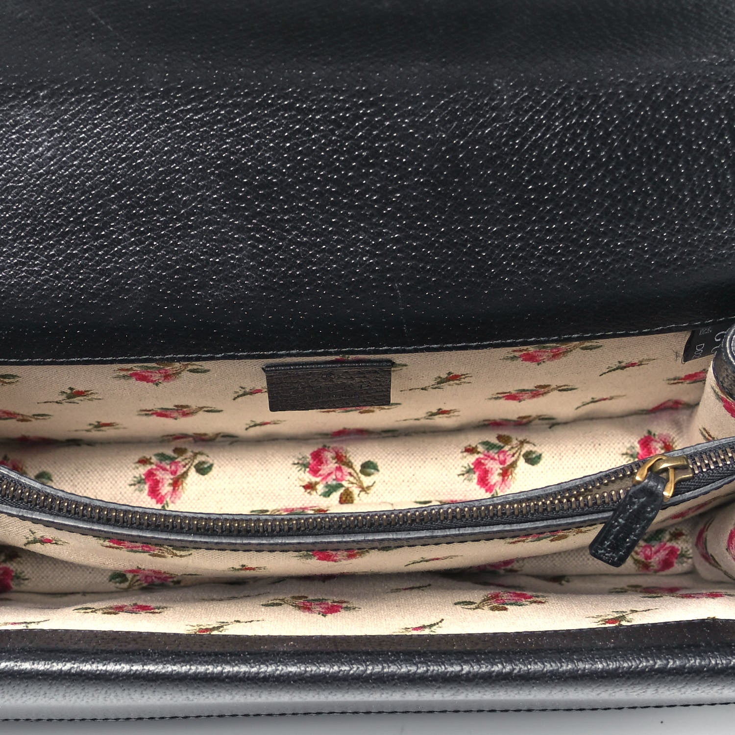 Gucci Calfskin Web Small Dionysus Shoulder Bag Black 4 of 9