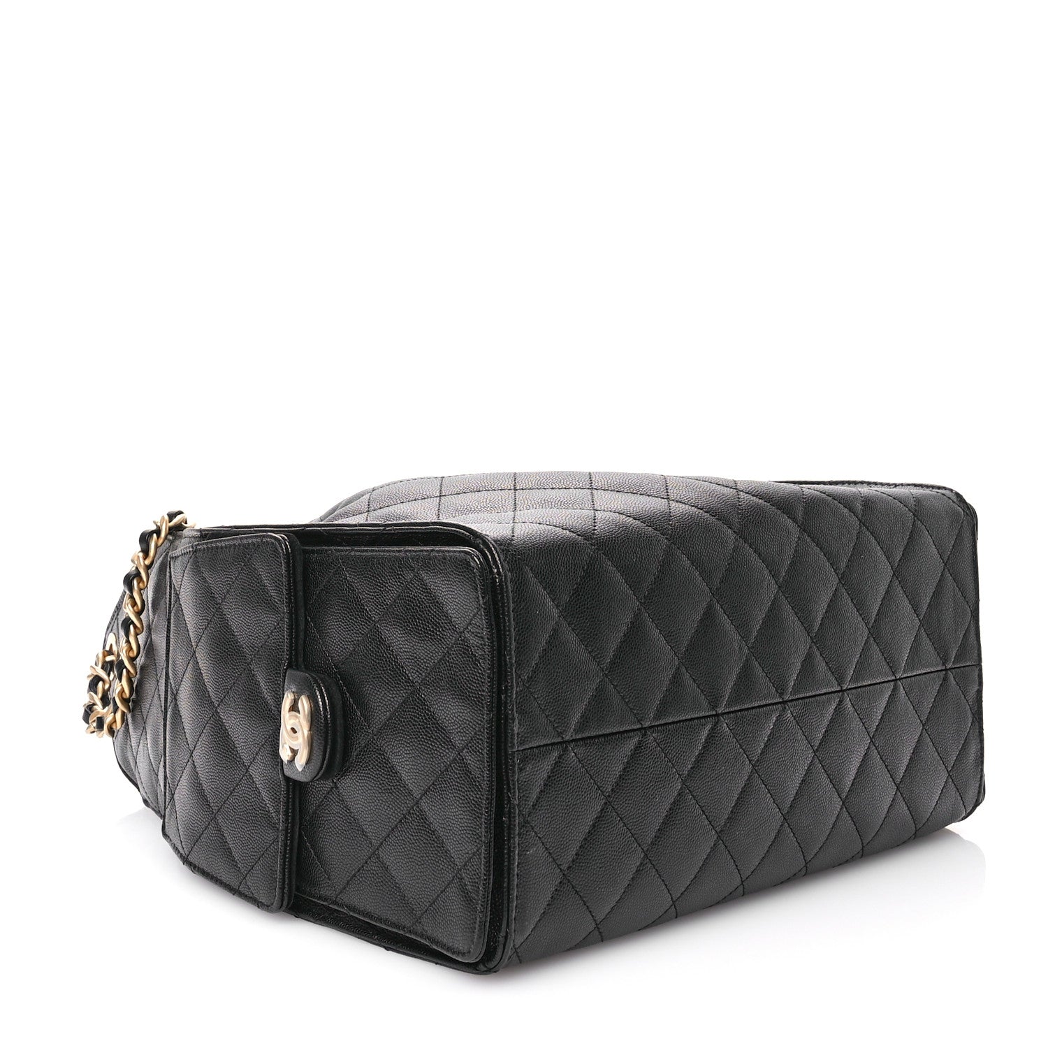 Chanel Caviar Quilted Medium Chanel 25 Handbag Black 4 of 10