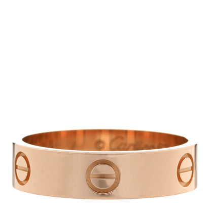 Cartier 18K Pink Gold 5.5mm LOVE Ring 62 10 1 of 5