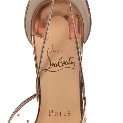 Christian Louboutin Rete Mini Glitter Maia Labella Alta 120 Peep Toe 35.5 Courtisane 8 of 10