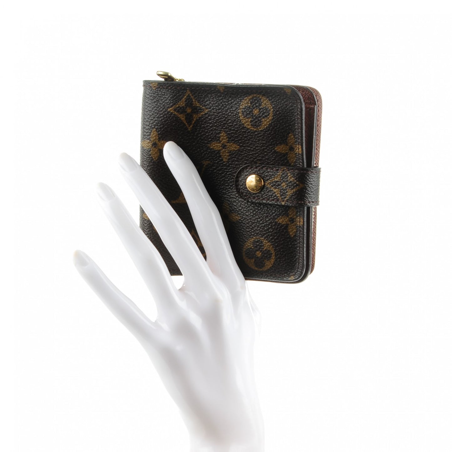 Monogram Compact Zippe Zipped Wallet