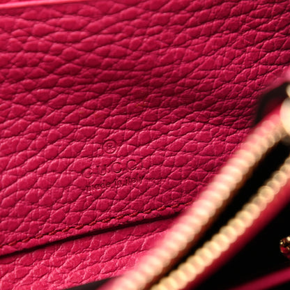 Gucci Dollar Calfskin Swing Zip Wallet Blossom 6 of 8