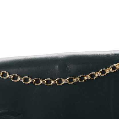 Chanel Lambskin CC Single Flap Green 13 of 17