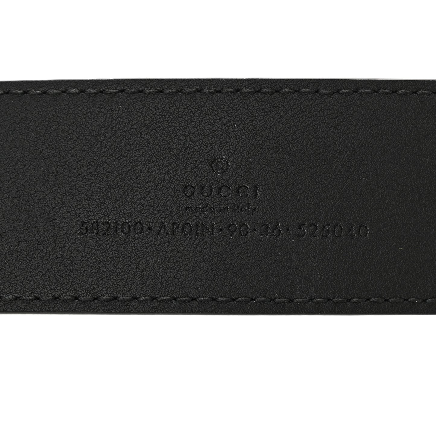 Calfskin Crystal Double G 40mm Belt 90 36 Black