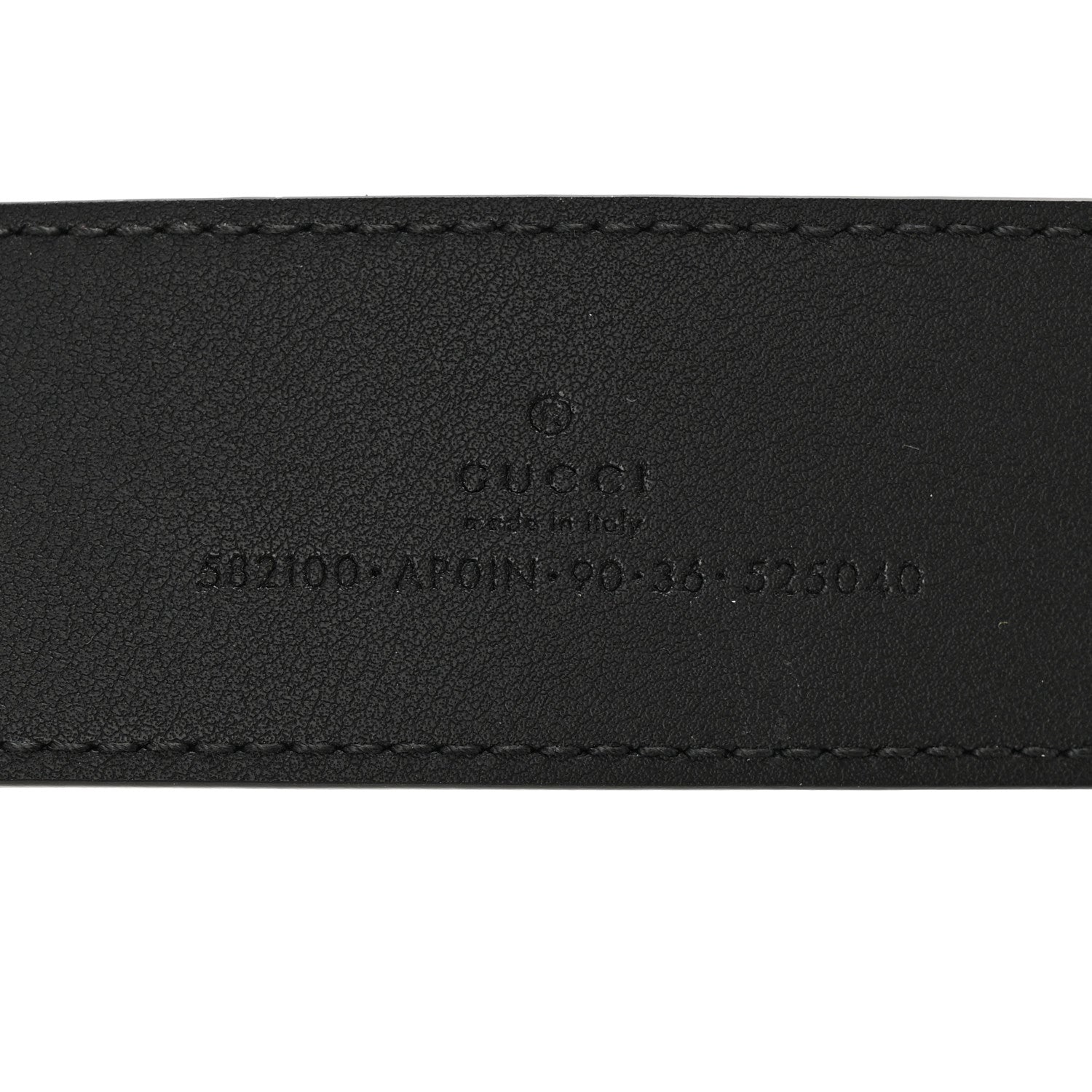 Gucci Calfskin Crystal Double G 40mm Belt 90 36 Black 5 of 9
