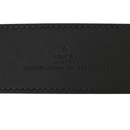 Gucci Calfskin Crystal Double G 40mm Belt 90 36 Black 5 of 9