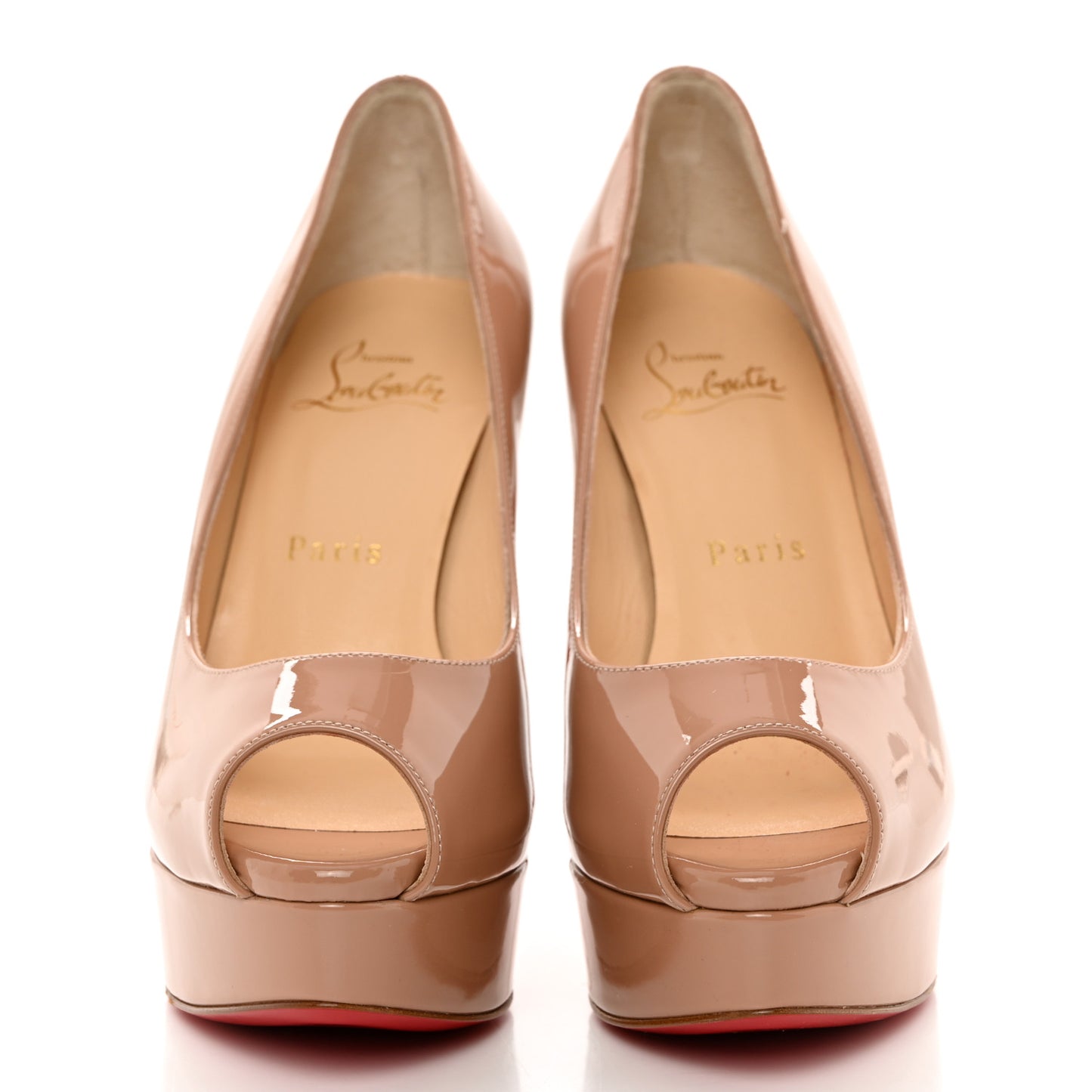 Patent Lady Peep 150 Pumps 35 Nude