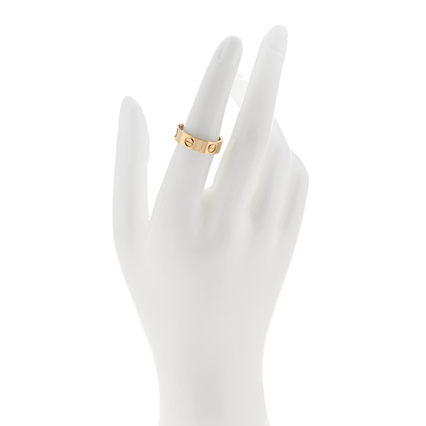 18K Yellow Gold 5.5mm LOVE Ring 53 6.25