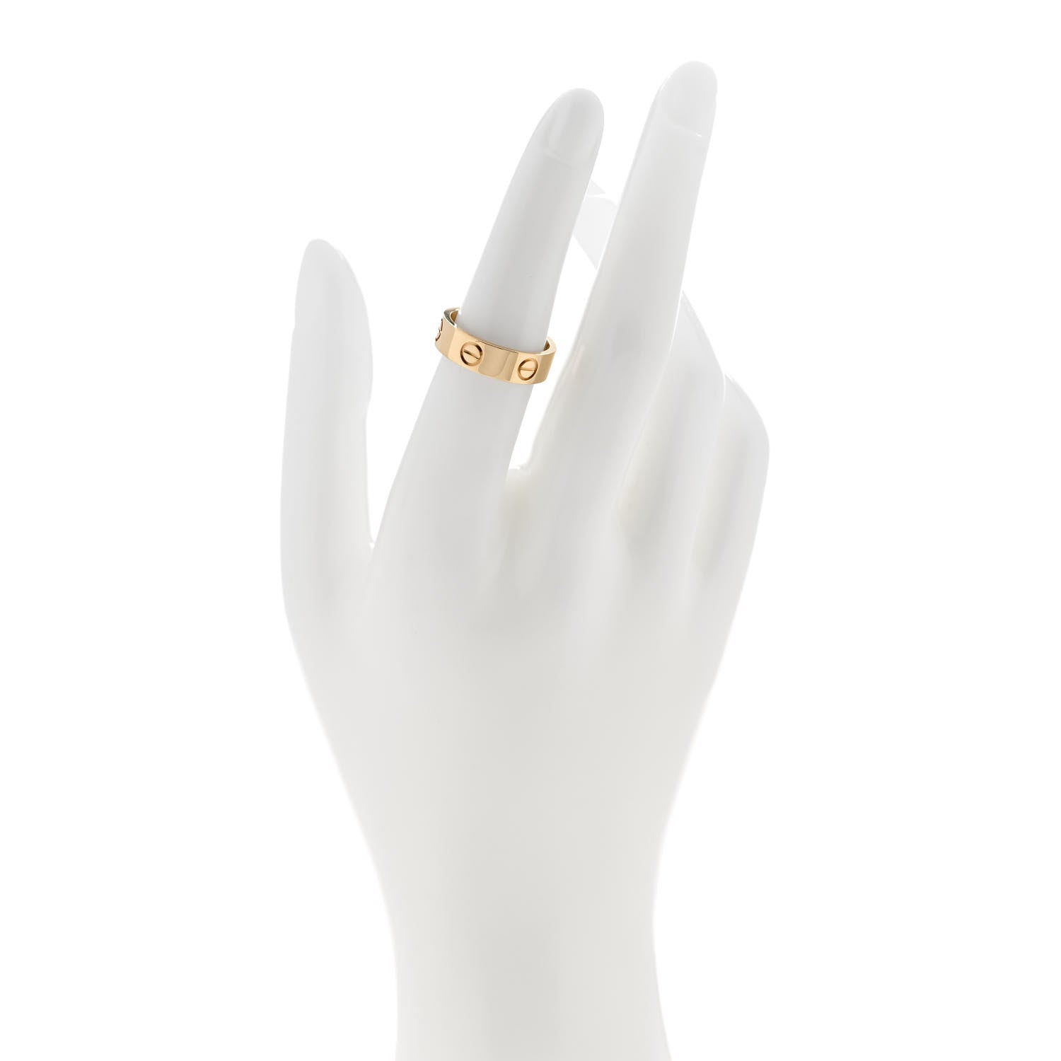 Cartier 18K Yellow Gold 5.5mm LOVE Ring 53 6.25 2 of 5