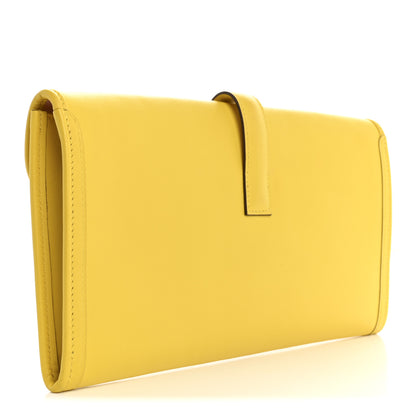 Hermes Swift Verso Jige Elan 29 Jaune De Naples Rose Confetti 3 of 9