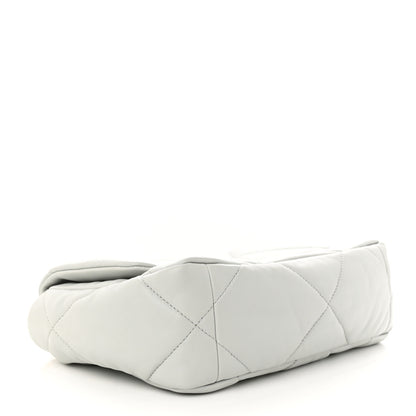 Chanel Lambskin Quilted Medium Chanel 19 Flap Light Blue 4 of 11