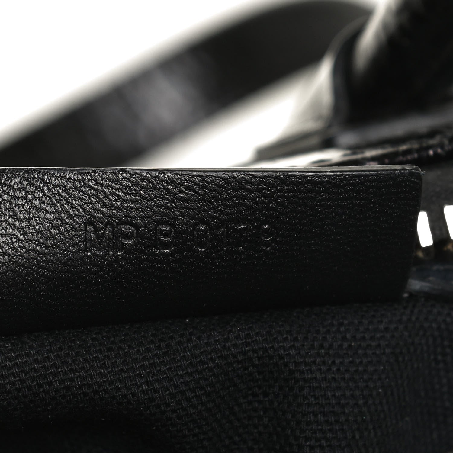 Givenchy Calfskin Crocodile Embossed Mini Antigona Black 7 of 11