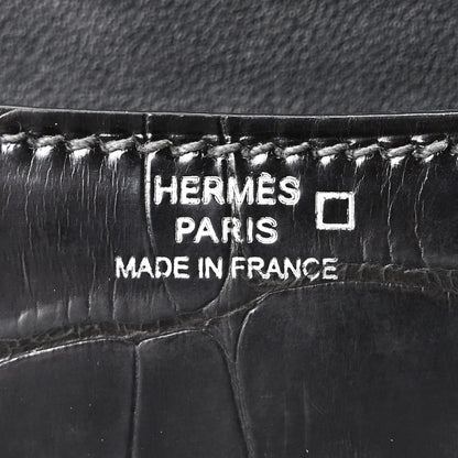 Hermes Shiny Alligator Constance 18 Black 6 of 9