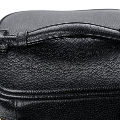 Chanel Caviar Vanity Cosmetic Case Black 12 of 14