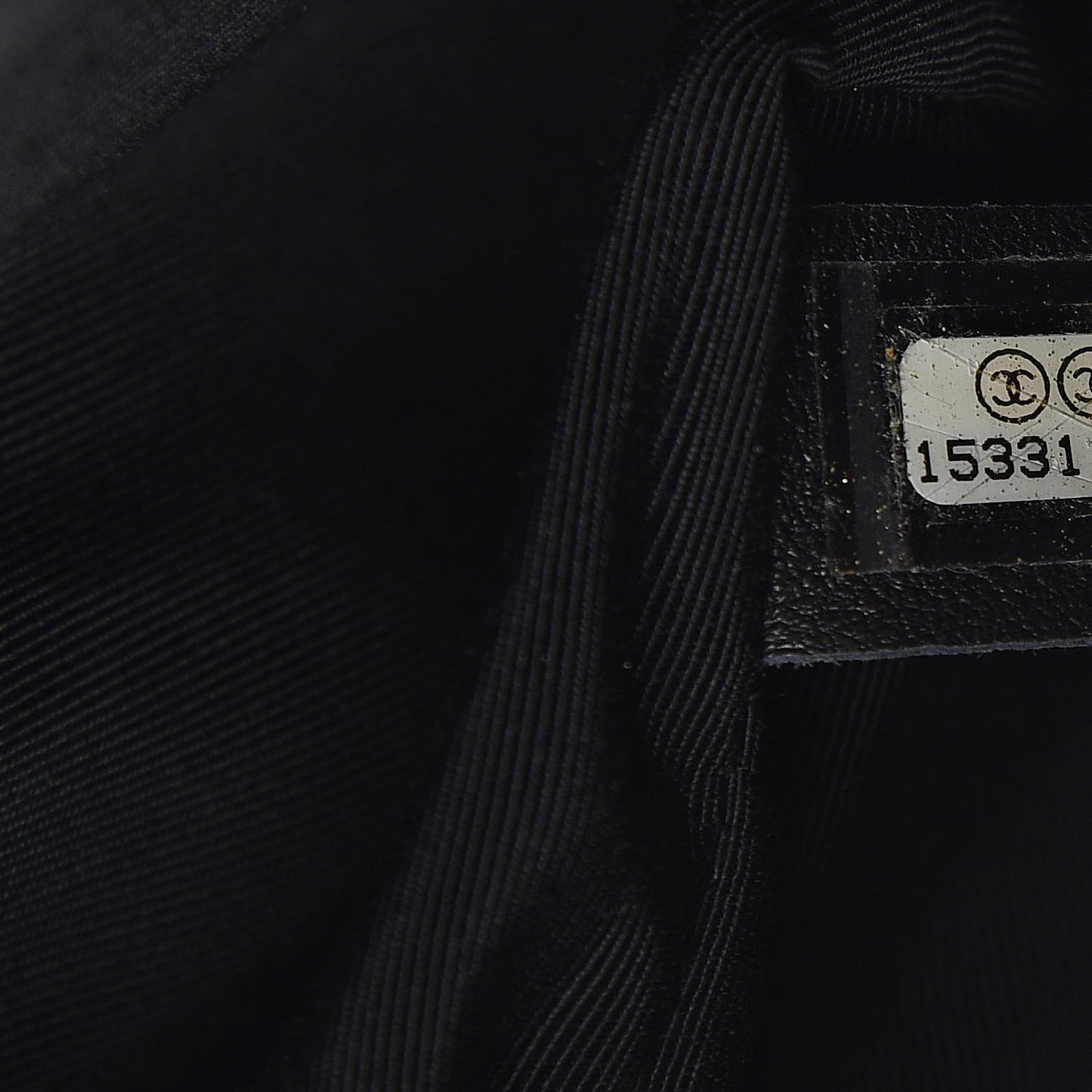 Glazed Calfskin Large Boy Flap Black