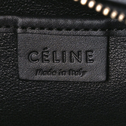 Celine Drummed Calfskin Nubuck Nano Tri-Color Luggage Ruby 6 of 10