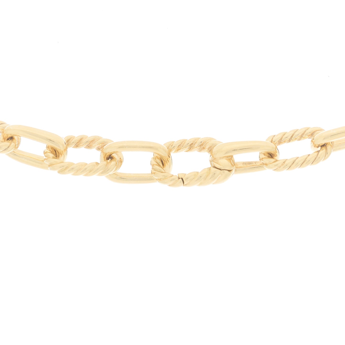 18K Yellow Gold 6mm Madison Chain Necklace