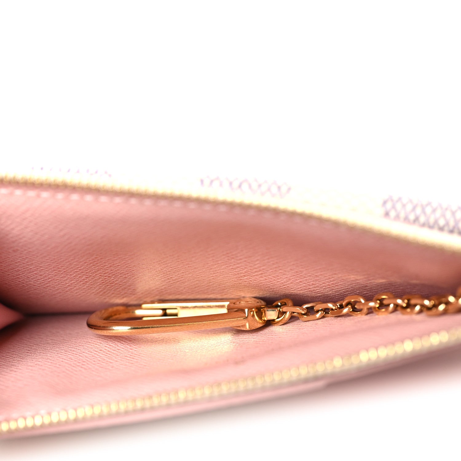 Louis Vuitton Damier Azur Recto Verso Card Holder Rose Ballerine 5 of 6