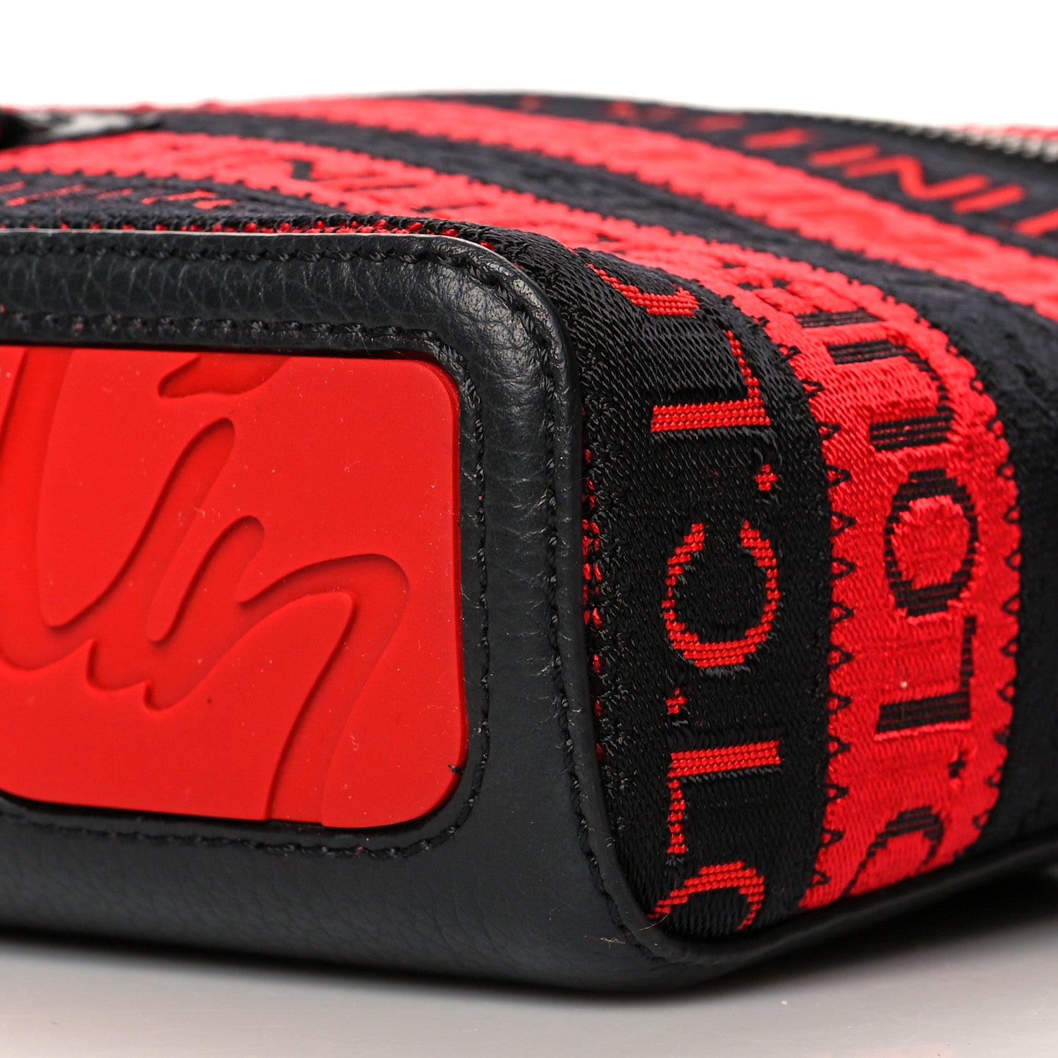 Christian Louboutin Kypipouch Messenger Bag Black Red 8 of 8
