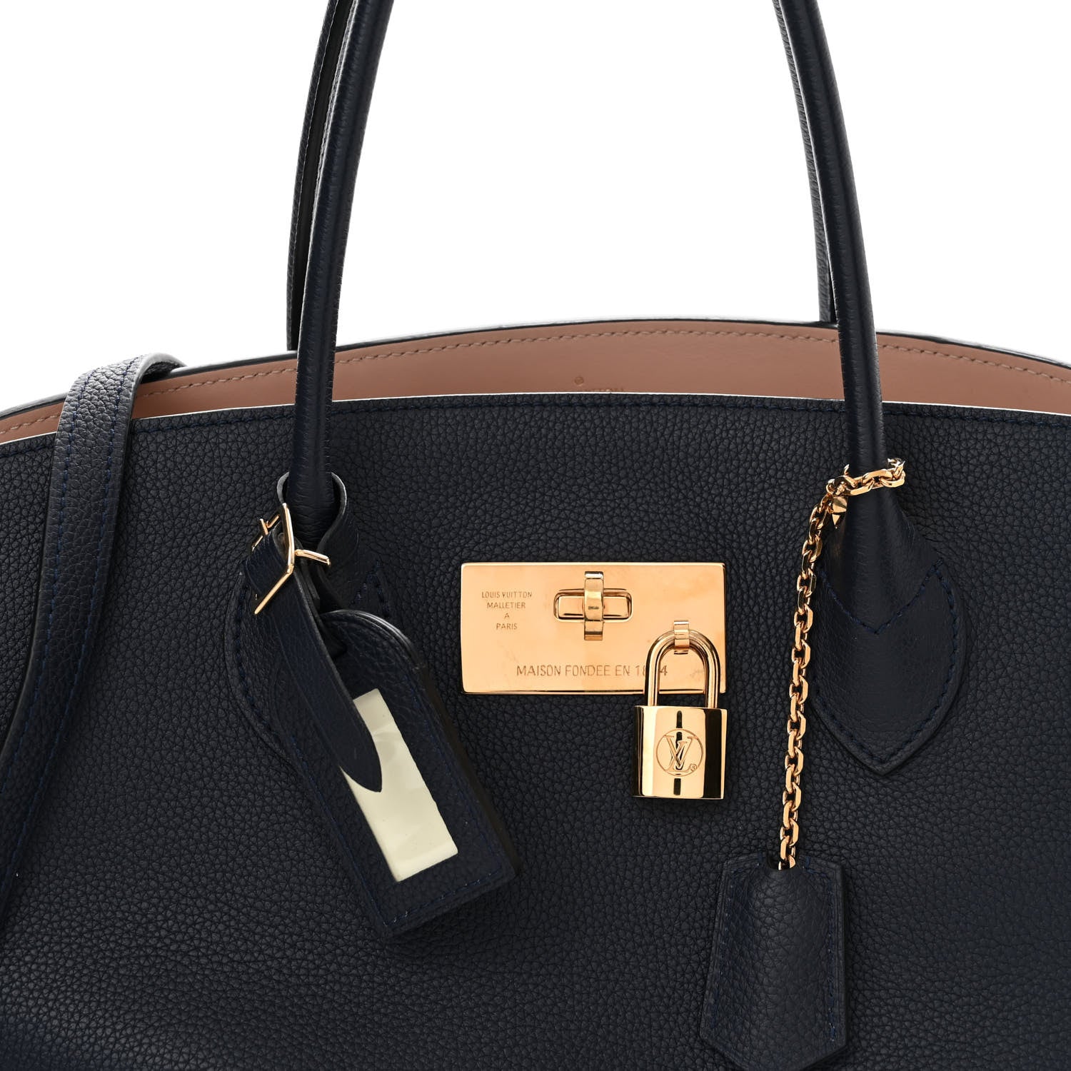Louis Vuitton Veau Nuage Milla MM Bleu Marine 7 of 9