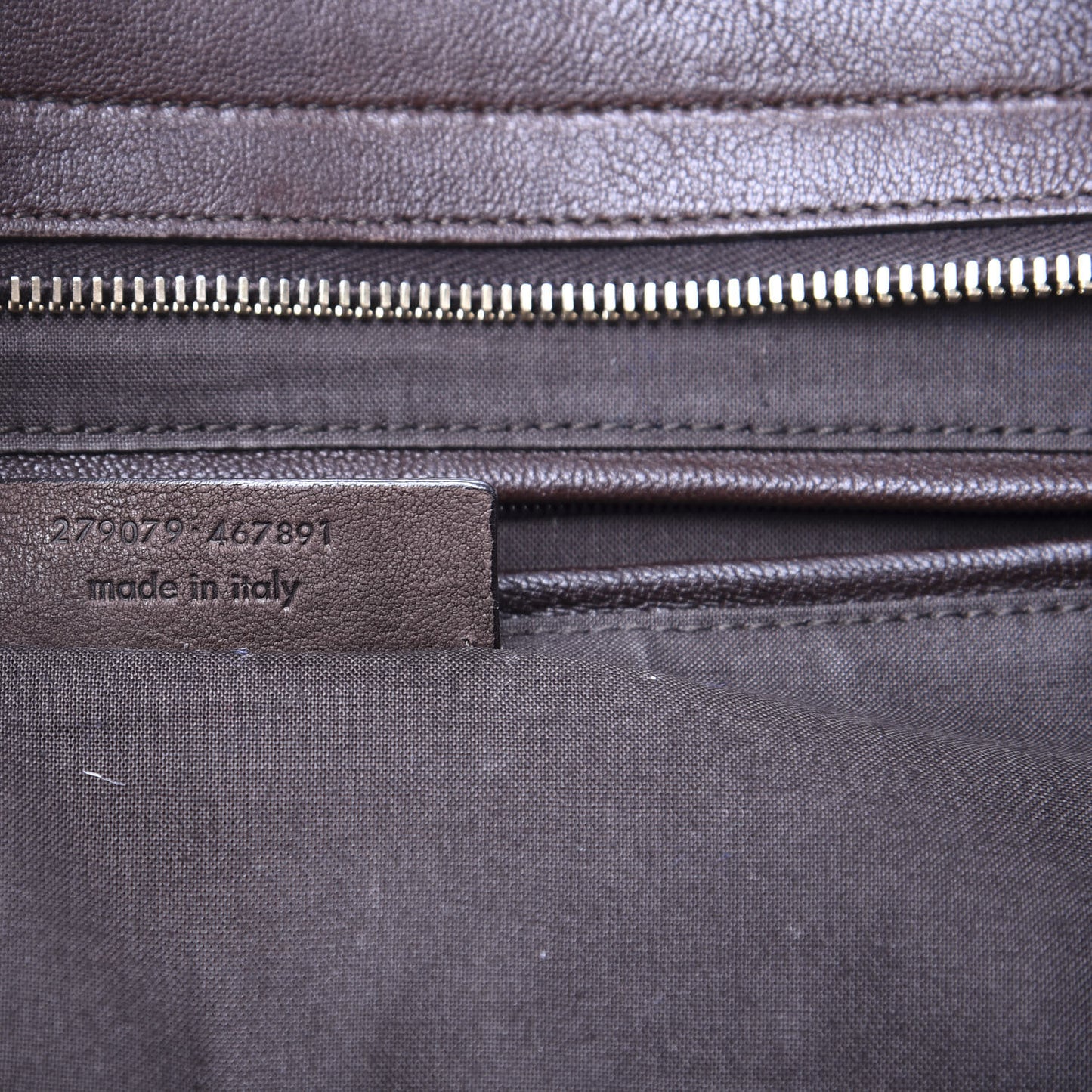 Sheepskin Medium Cabas ChYc Dark Brown