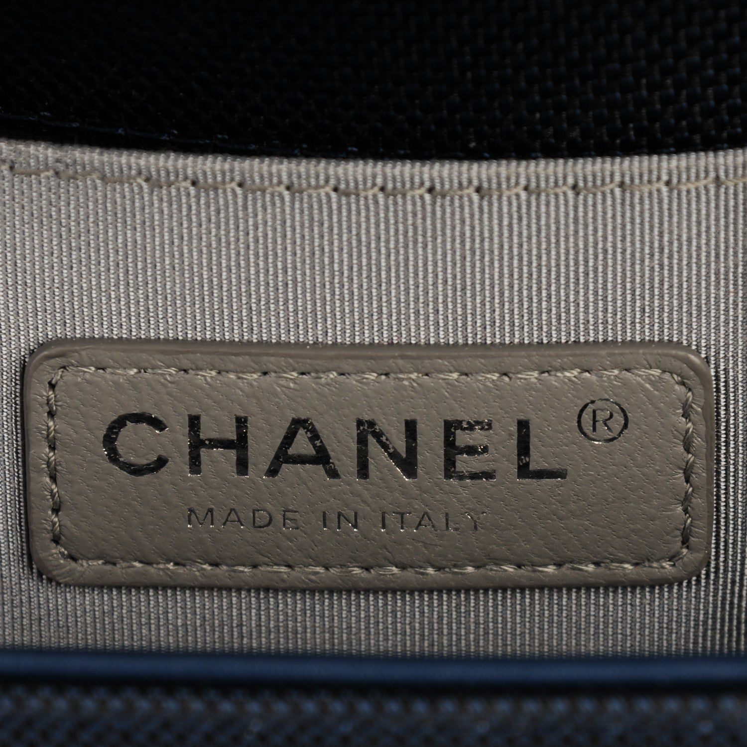 Chanel Canvas Quilted Medium Fluo Boy Flap Dark Navy Fuchsia Grey 6 of 13