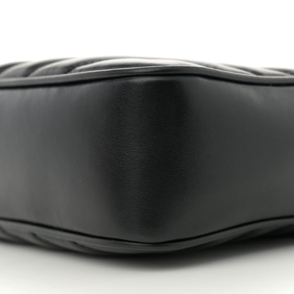 Saint Laurent Calfskin Matelasse Monogram Lou Camera Bag Black 10 of 15