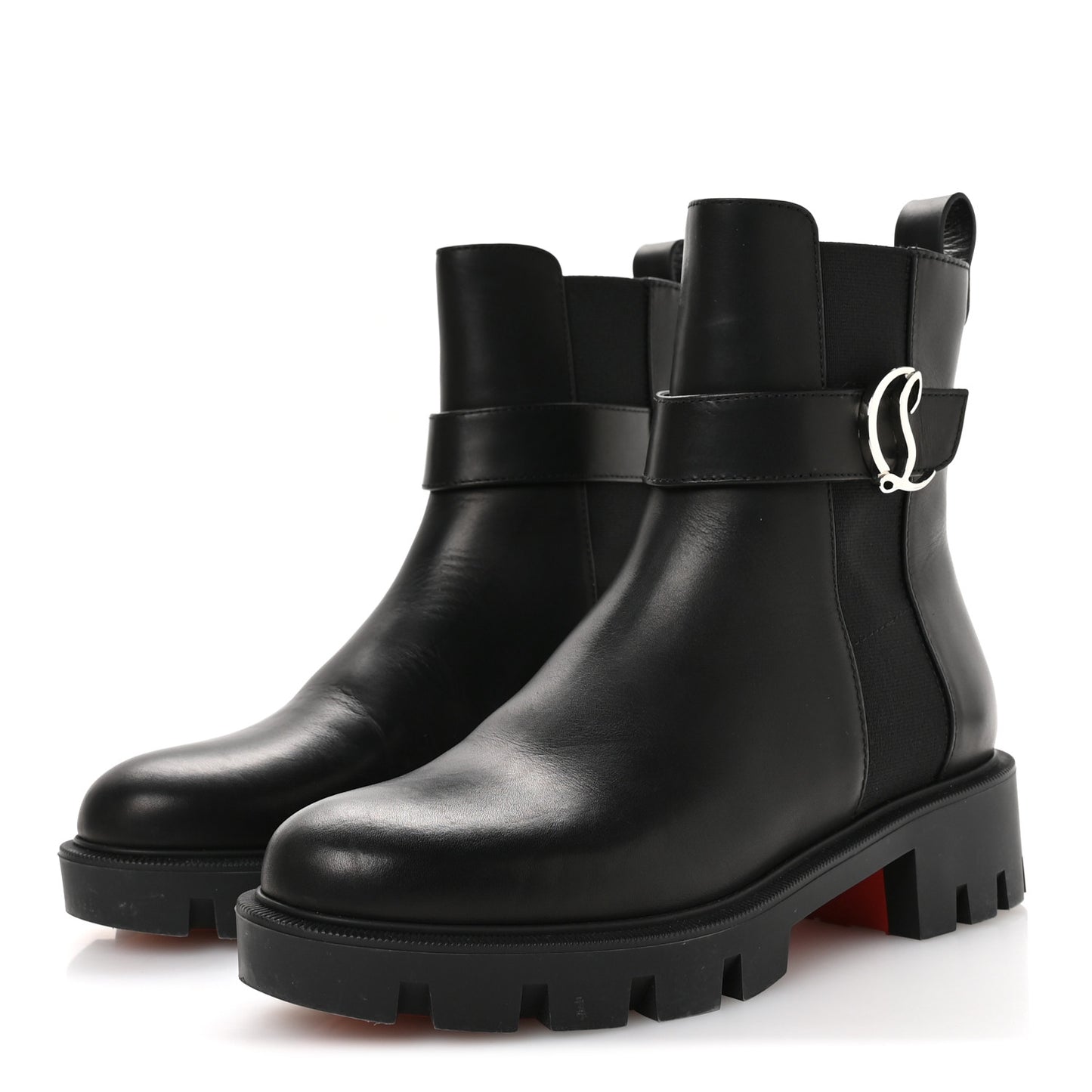 Calfskin CL Chelsea Booty 36 Black