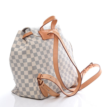 Louis Vuitton Damier Azur Sperone Backpack 2 of 10