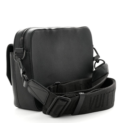 Louis Vuitton Calfskin Aerogram Fastline Messenger Black 3 of 11