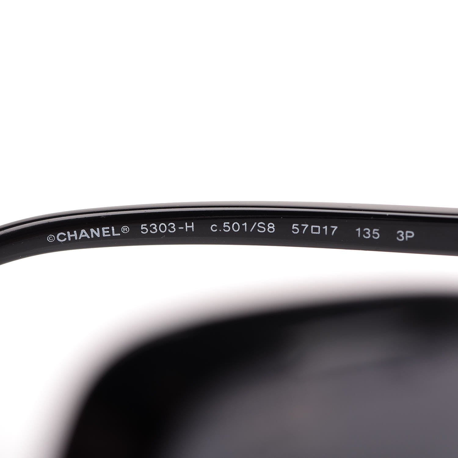 Chanel Pearl Polarized Sunglasses 5303-H Black 5 of 8