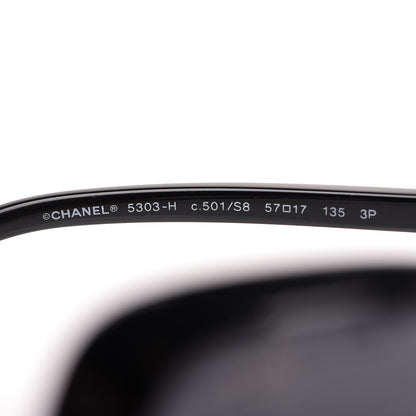 Chanel Pearl Polarized Sunglasses 5303-H Black 5 of 8