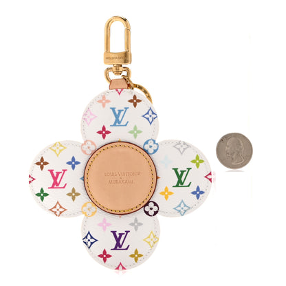 Louis Vuitton LV x TM Monogram Multicolor Vivienne Head Bag Charm White 2 of 5