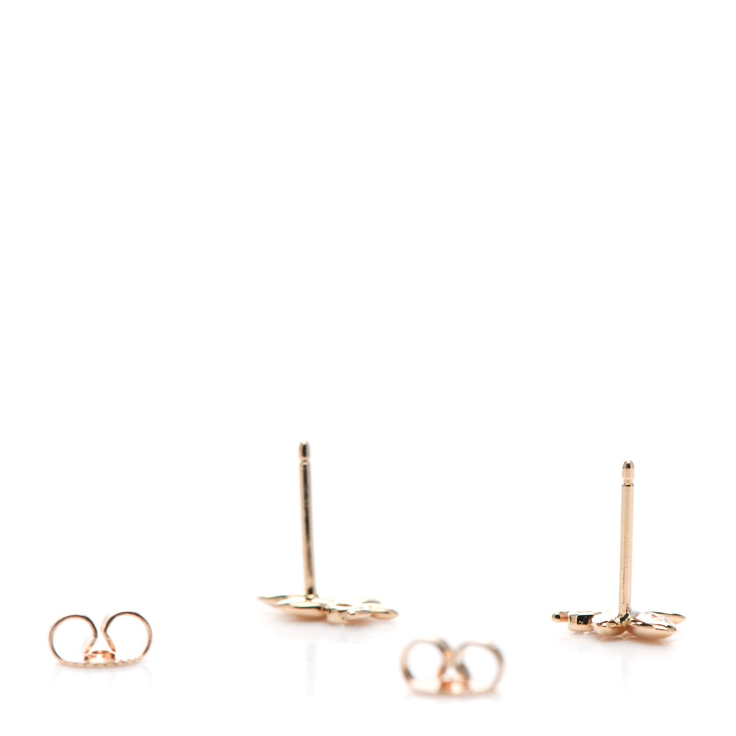 18K Rose Gold Diamond Paloma Picasso Olive Leaf Earrings