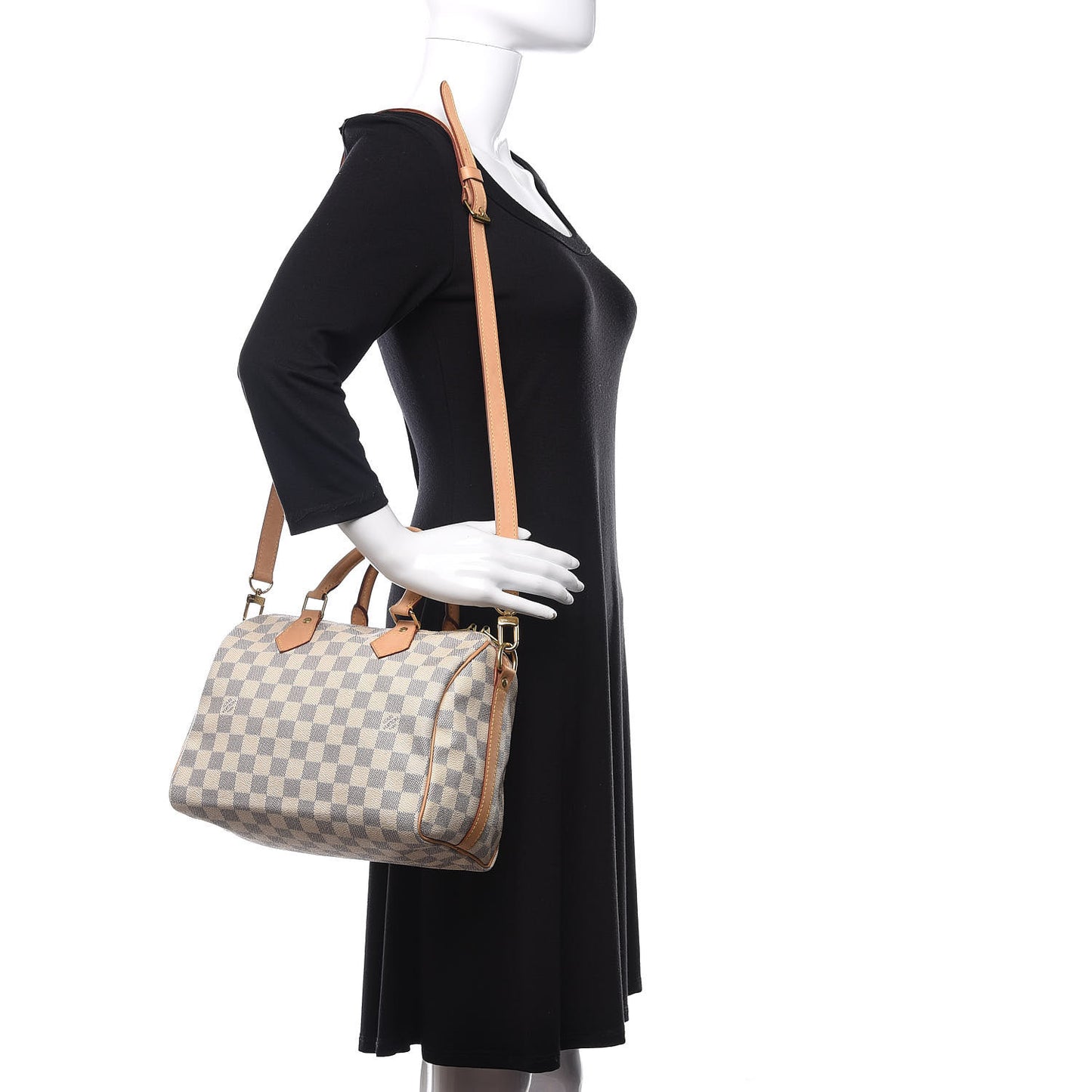 Damier Azur Speedy Bandouliere 25