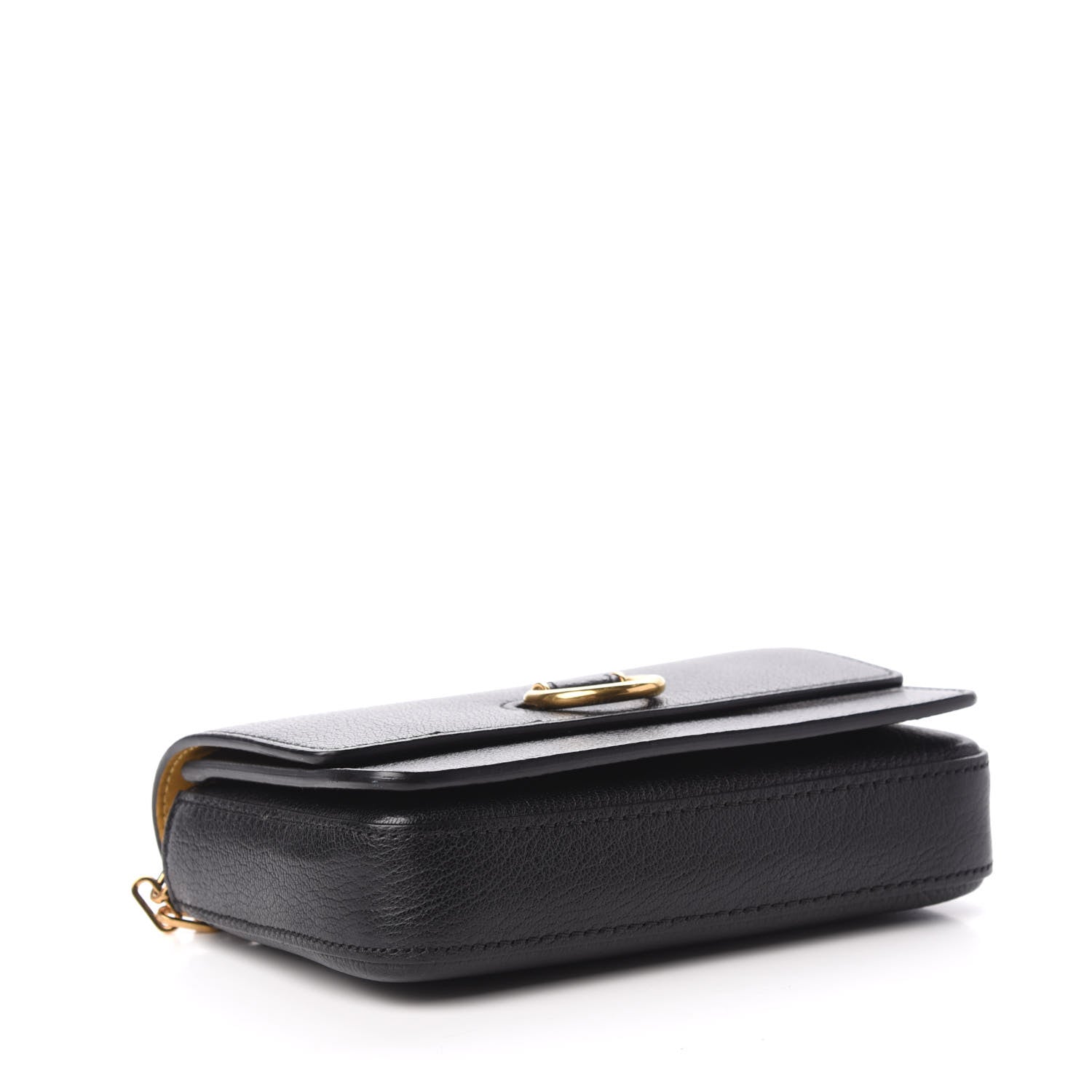 Burberry Goatskin Mini Hayes D-Ring Crossbody Bag Black 4 of 8