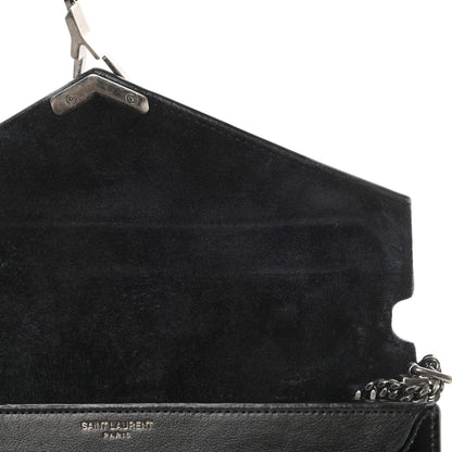 Saint Laurent Patent Monogram Cassandra Clasp Bag Black 11 of 11