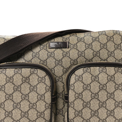Gucci GG Plus Monogram Front Pocket Messenger Dark Brown 8 of 10