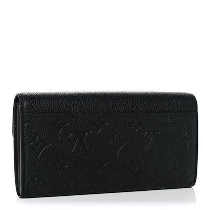 Louis Vuitton Empreinte Sarah Wallet NM Black 3 of 11