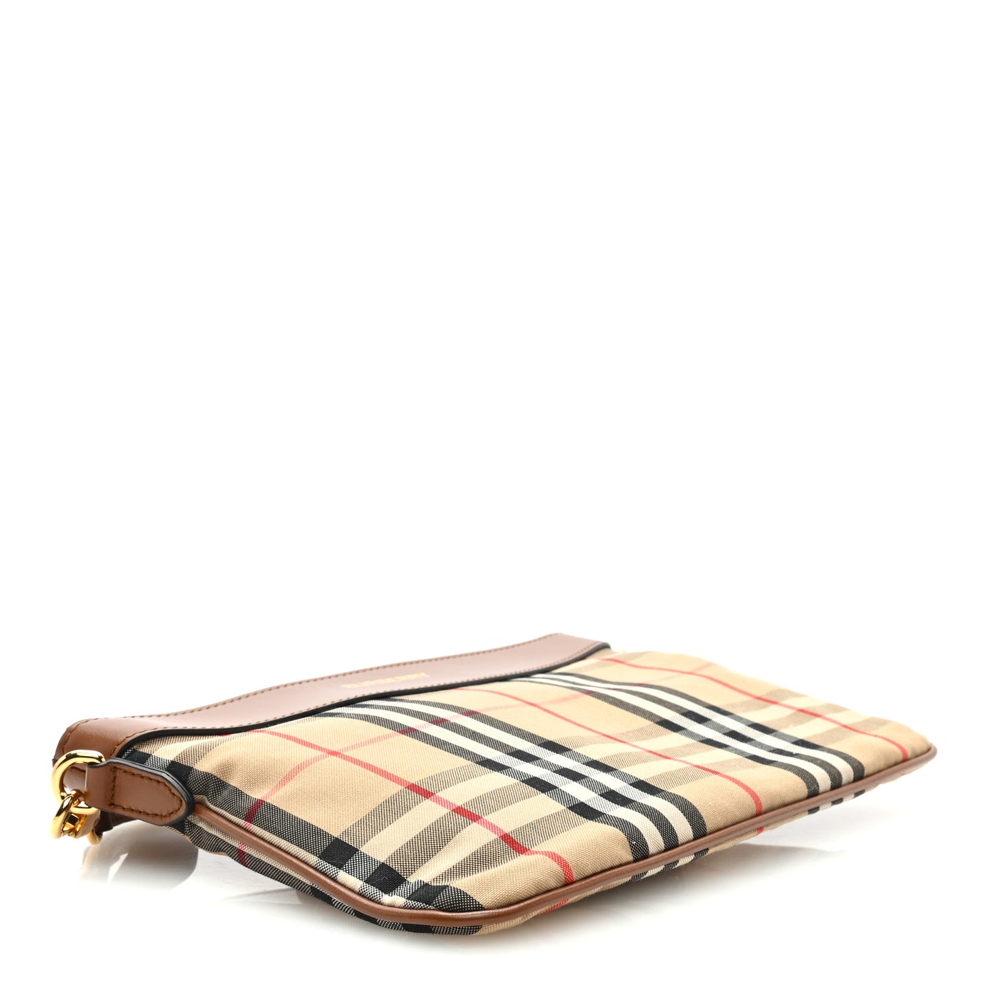 Horseferry Check Peyton Crossbody Clutch Bag Brown