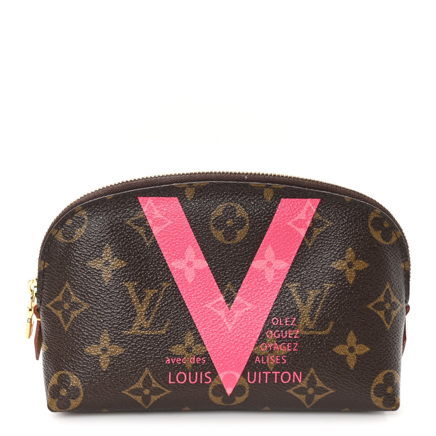 Monogram V Cosmetic Pouch Grenade