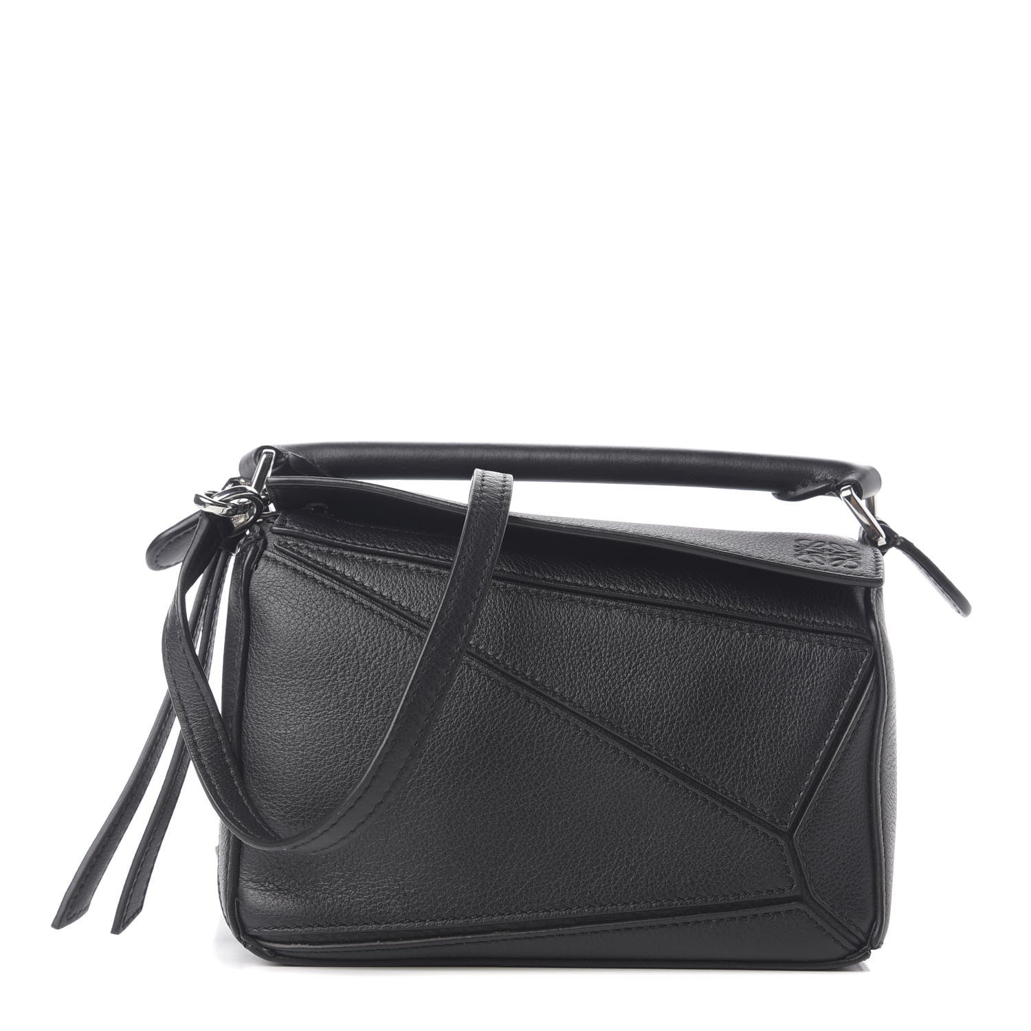 Loewe Calfskin Mini Puzzle Bag Black 1 of 10