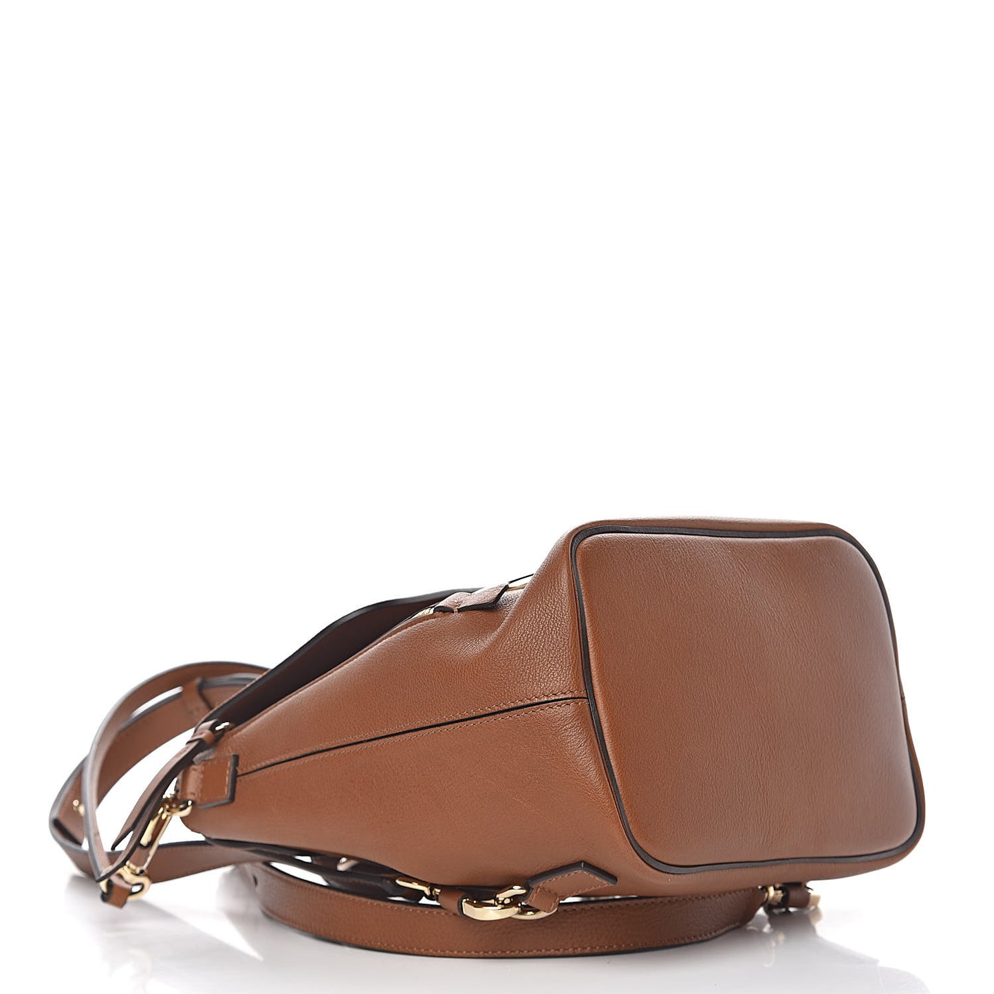 Suede Calfskin Small Faye Backpack Tan