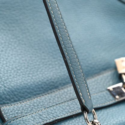 Hermes Taurillon Clemence Kelly Retourne 35 Blue Jean 23 of 23